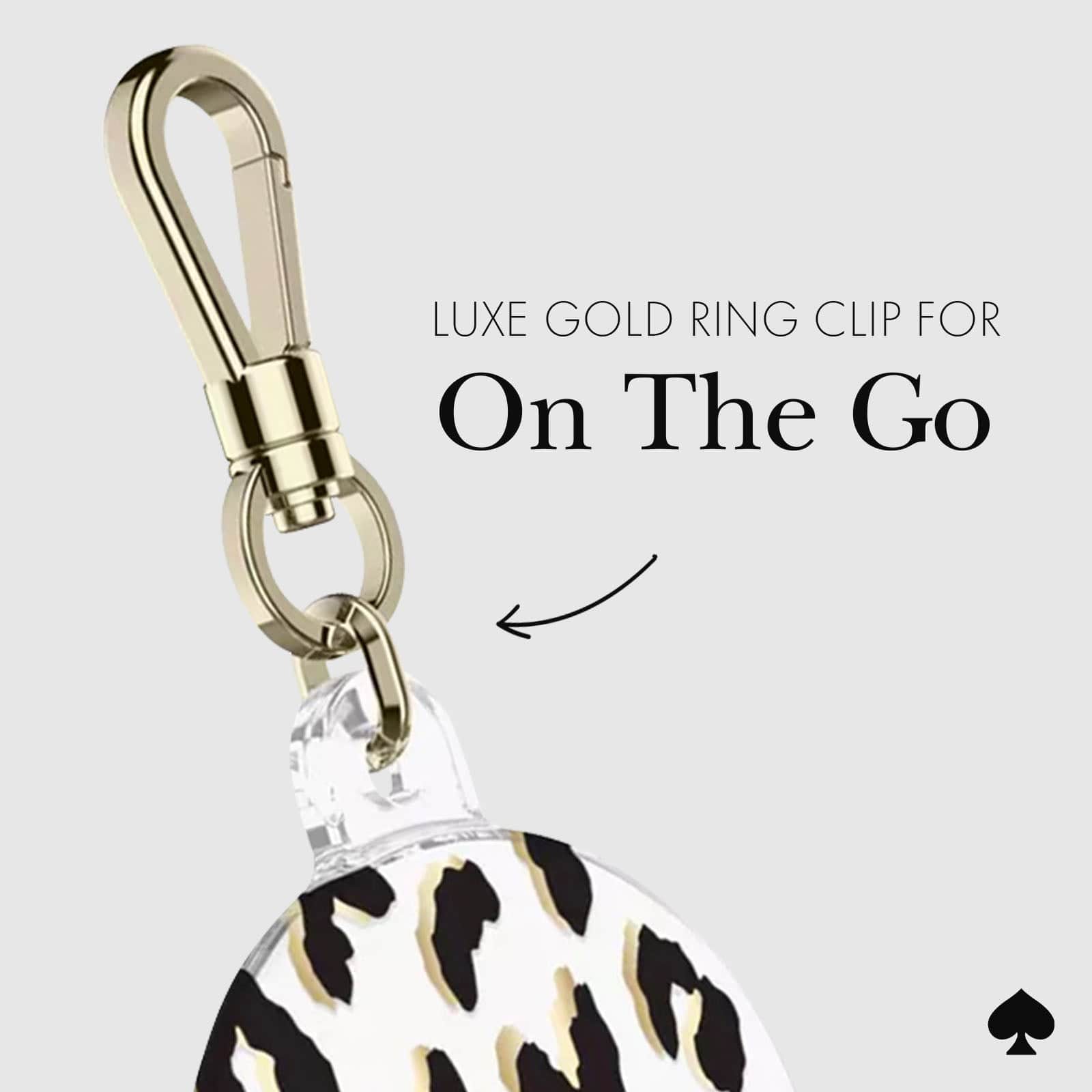 kate spade new york City Leopard AirTag Case - Image 6