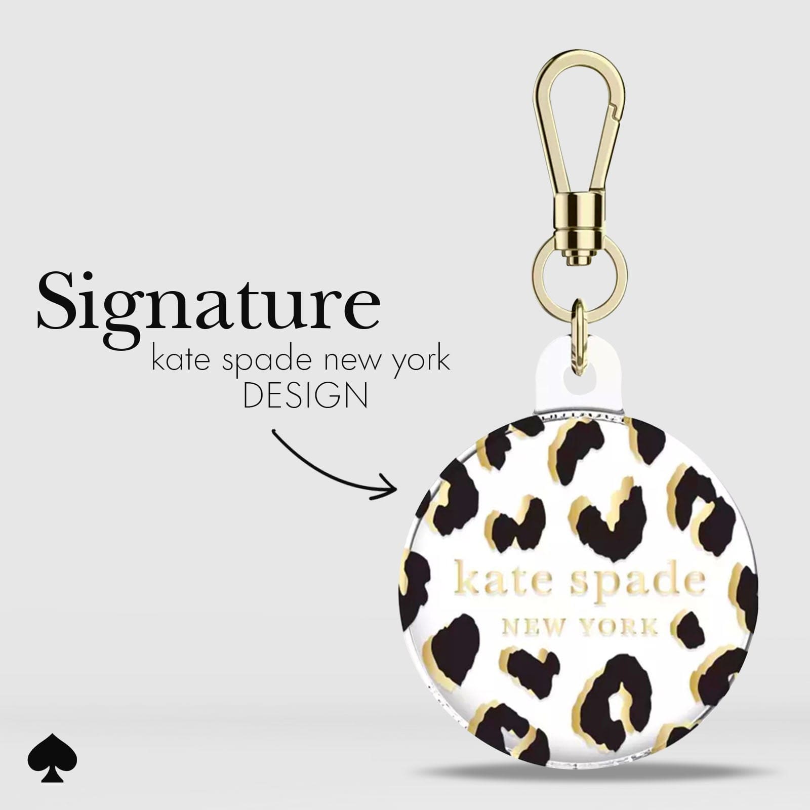 kate spade new york City Leopard AirTag Case - Image 5