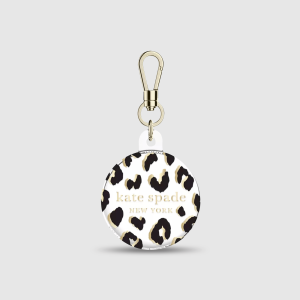kate spade new york City Leopard AirTag Case
