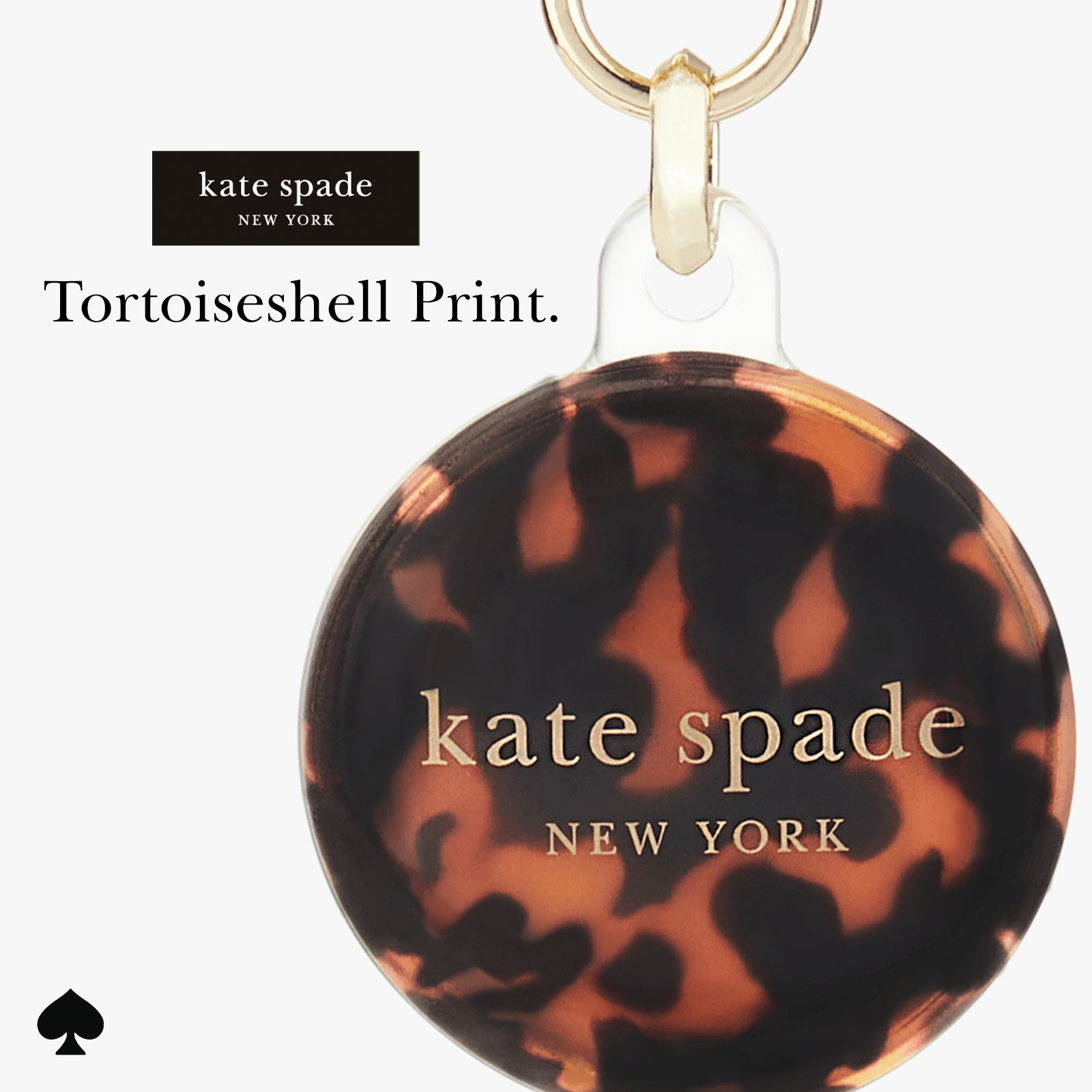 kate spade new york Tortoiseshell AirTag Case - Image 3