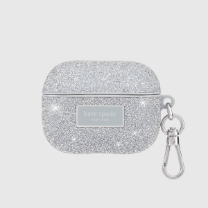 kate spade new york Crystal Pav?? Silver - AirPods Pro 1 & 2
