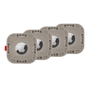 Pelican Protector AirTag Sticker Mount 4 Pack (Grey) - AirTag Case