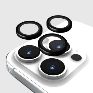 Camera Lens Protector Black - iPhone 15 Pro / 15 Pro Max