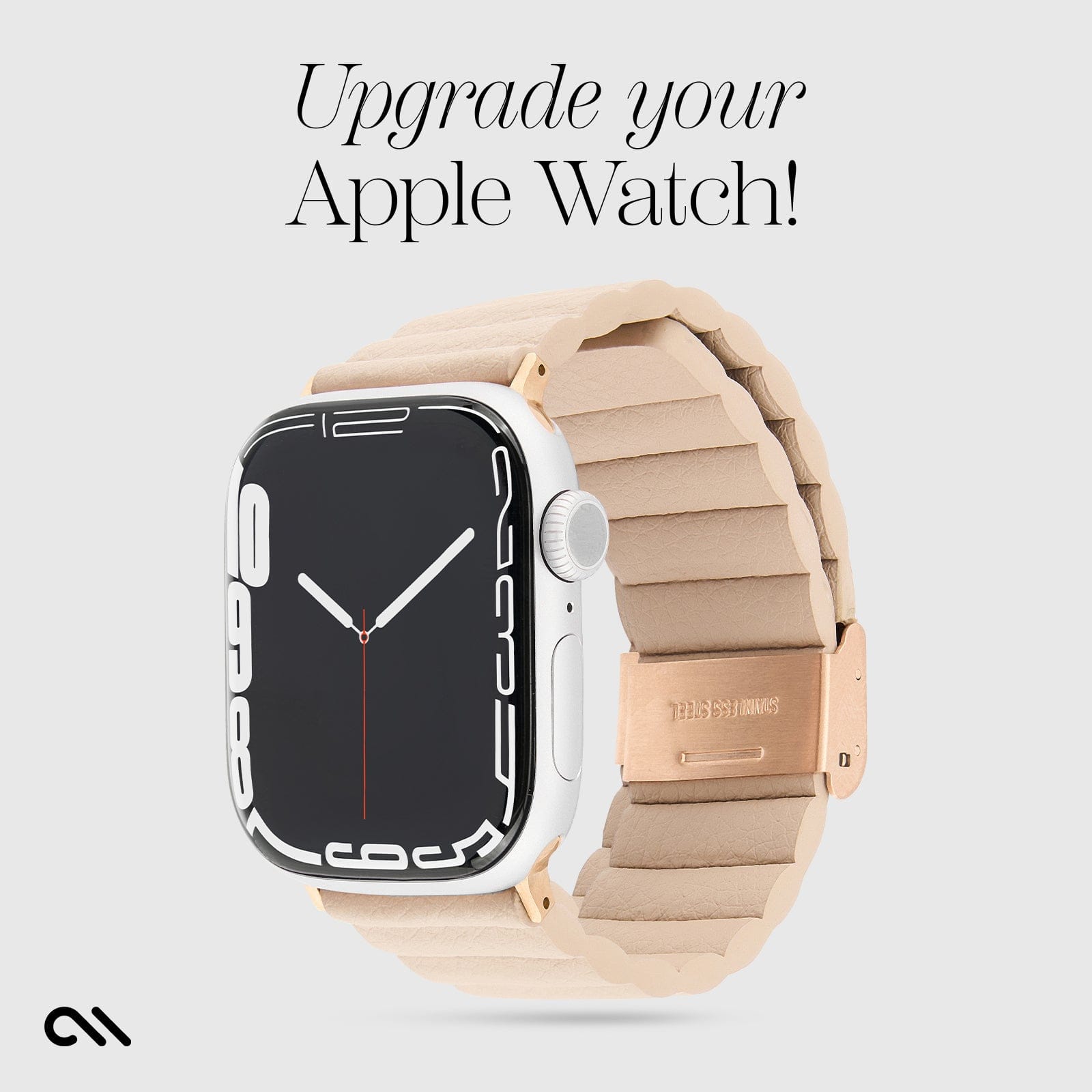 Signature Ridge Band (Beige) - Apple Watch 39-42mm - Image 2