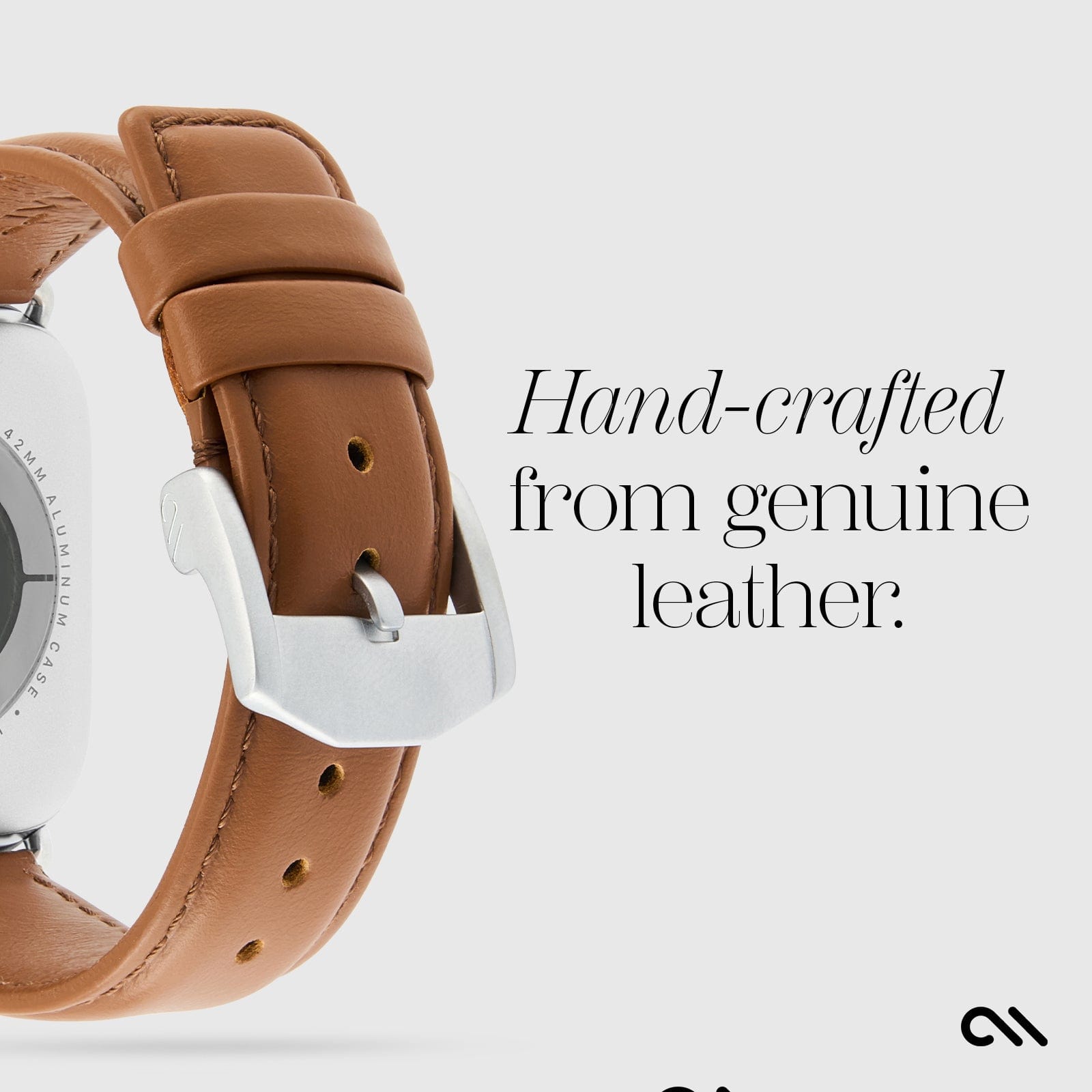 Signature Leather Band (Cognac) - Apple Watch 39-42mm - Image 5