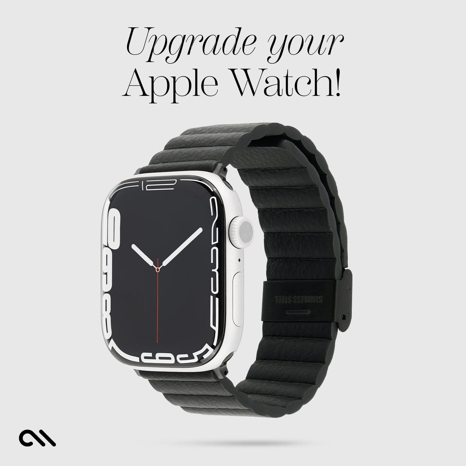 Signature Ridge Band (Black) - Apple Watch 42-49mm - Image 2