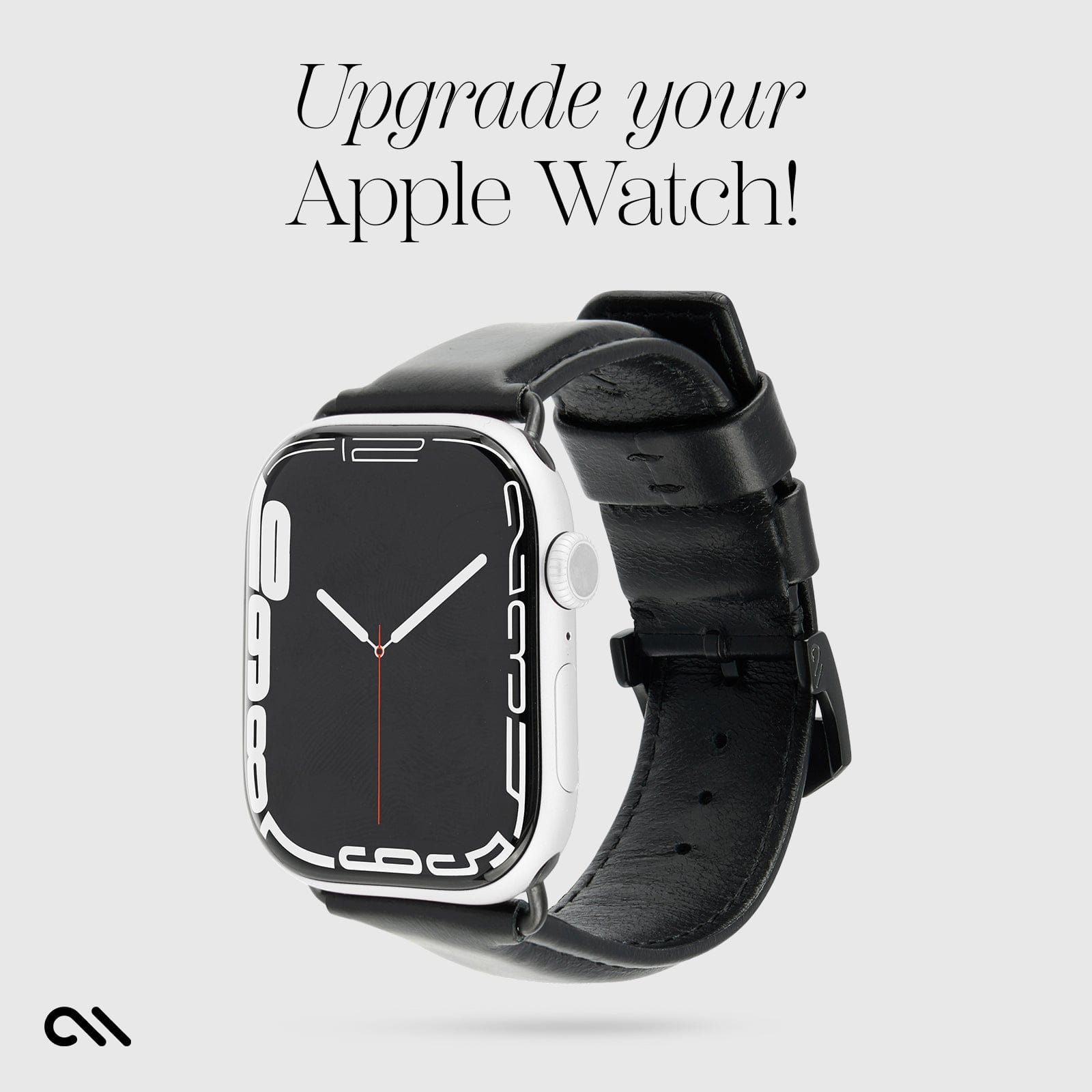 Signature Leather Band (Black) - Apple Watch 42-49mm - Image 2
