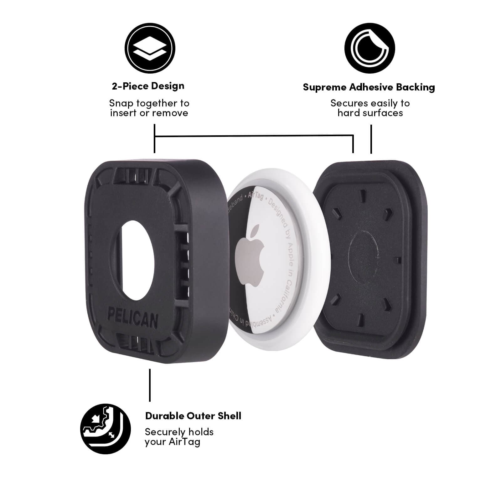 Pelican Protector AirTag Sticker Mount (Olive Drab) - AirTag Case - Image 5