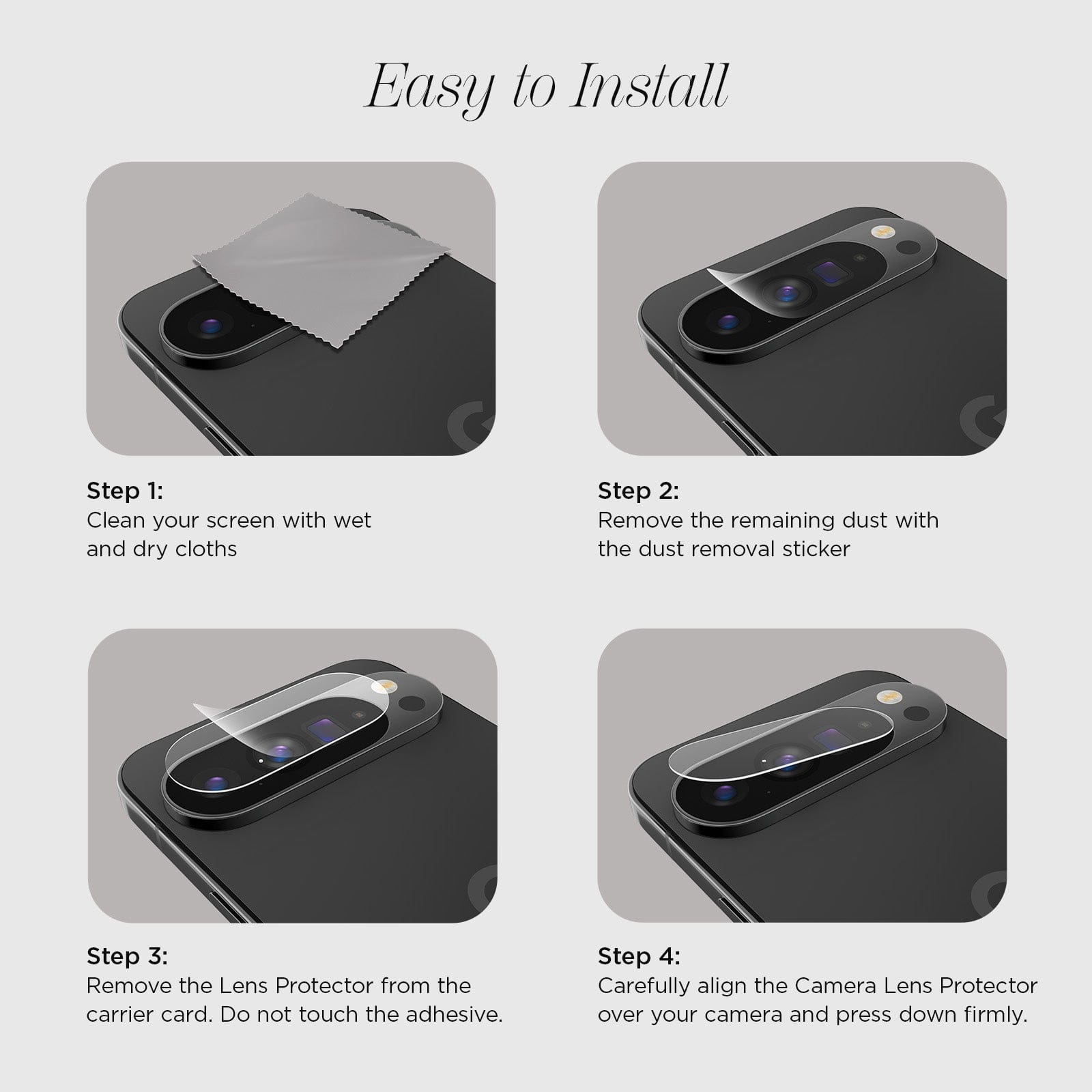 Glass Camera Lens Protector - Pixel 10 Pro XL - Image 6