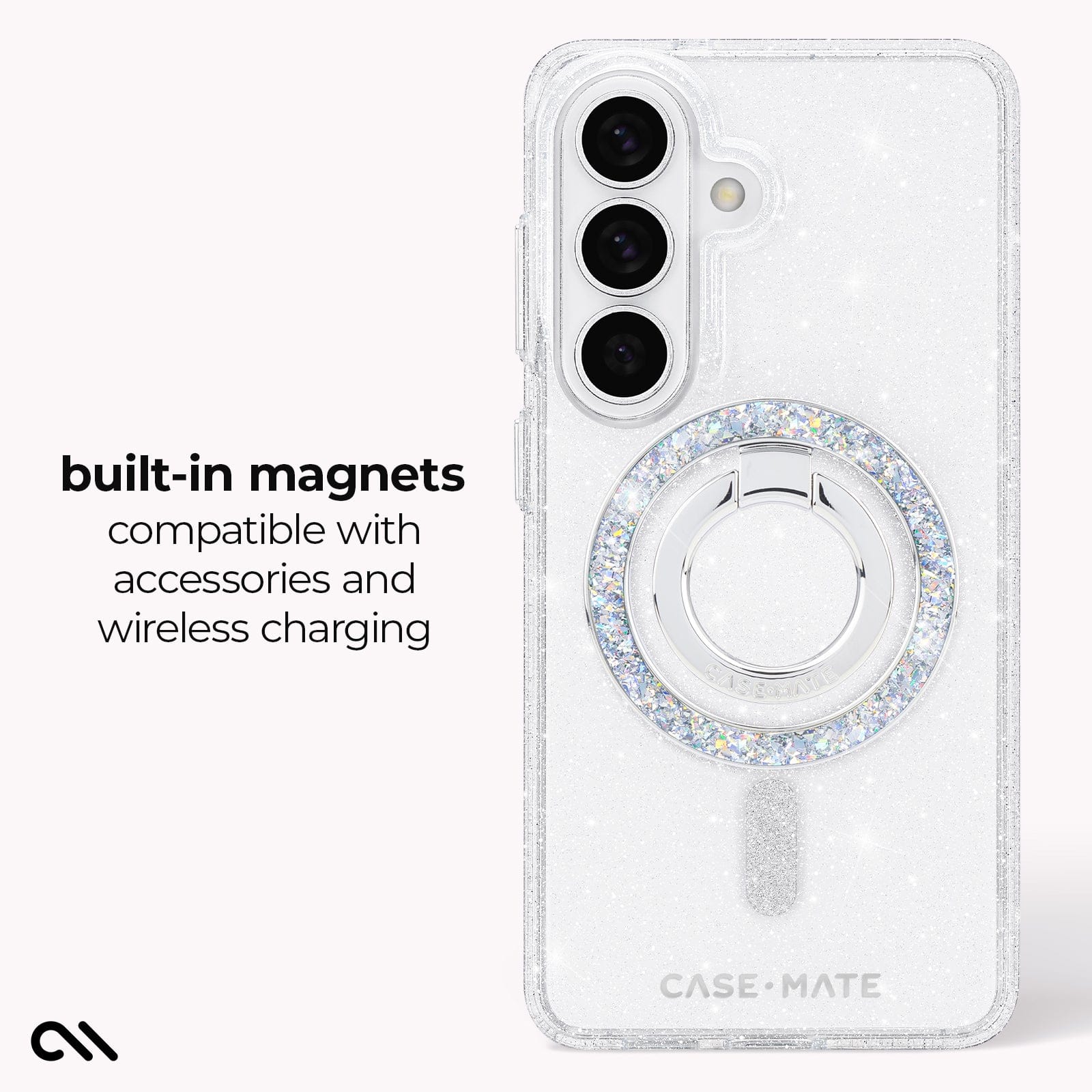 Sheer Twinkle Silver with Magnet - Galaxy S26+ - Image 4