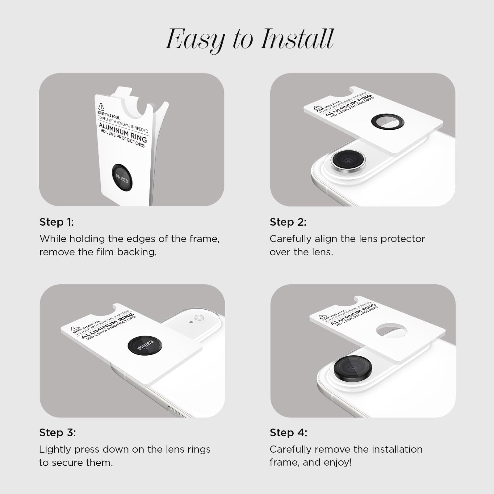 Camera Lens Protector Black - iPhone Air - Image 6