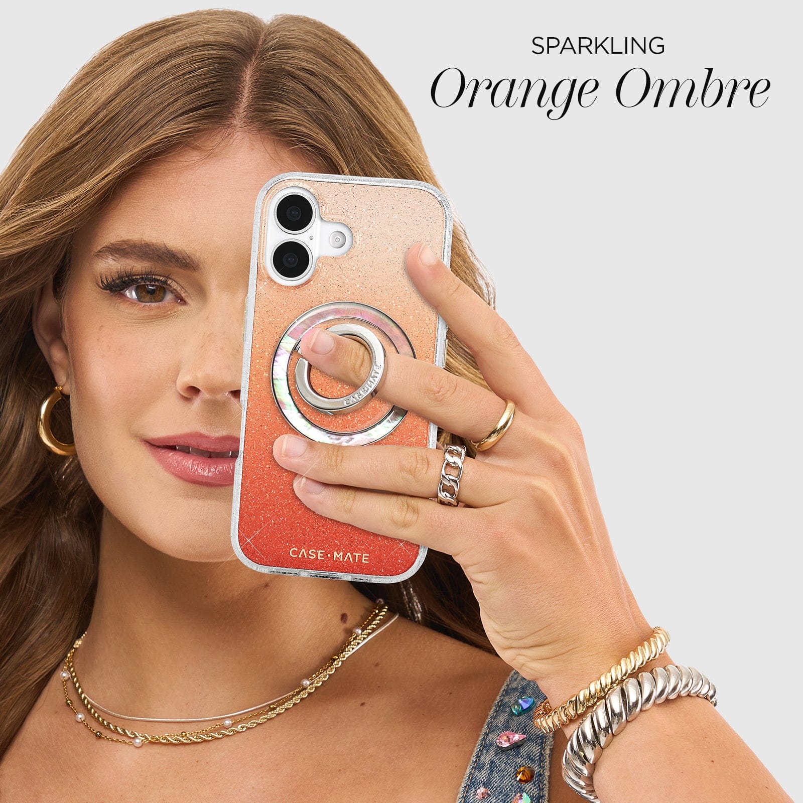 Sheer Twinkle Orange Ombr?? MagSafe - iPhone 17 - Image 3