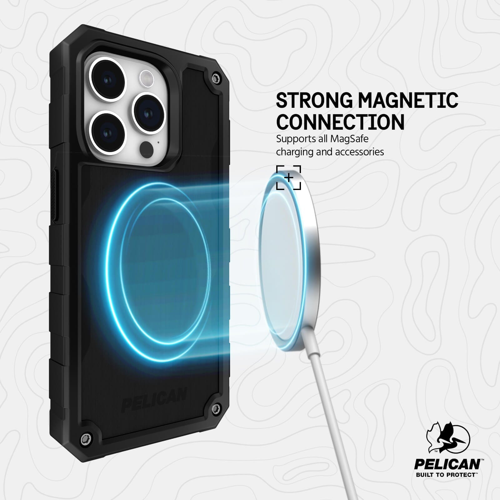 Pelican Shield Brushed Aluminum MagSafe - iPhone 15 Pro Max - Image 5