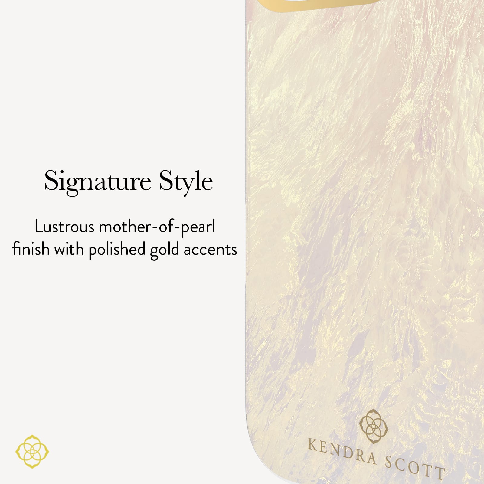 Kendra Scott Ivory Pearl MagSafe - iPhone 16 Pro - Image 4