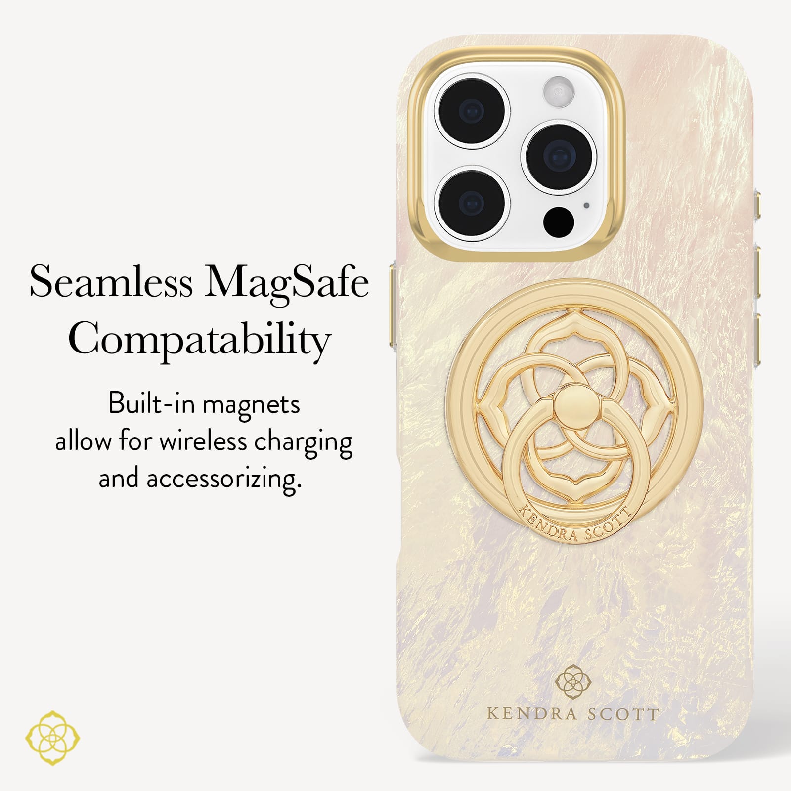 Kendra Scott Ivory Pearl MagSafe - iPhone 16 Pro - Image 5