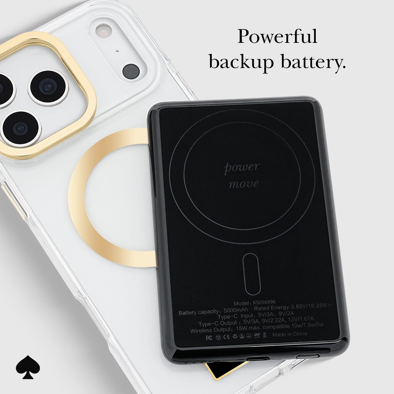 kate spade new york Tortoise MagSafe Portable Charger - Image 10