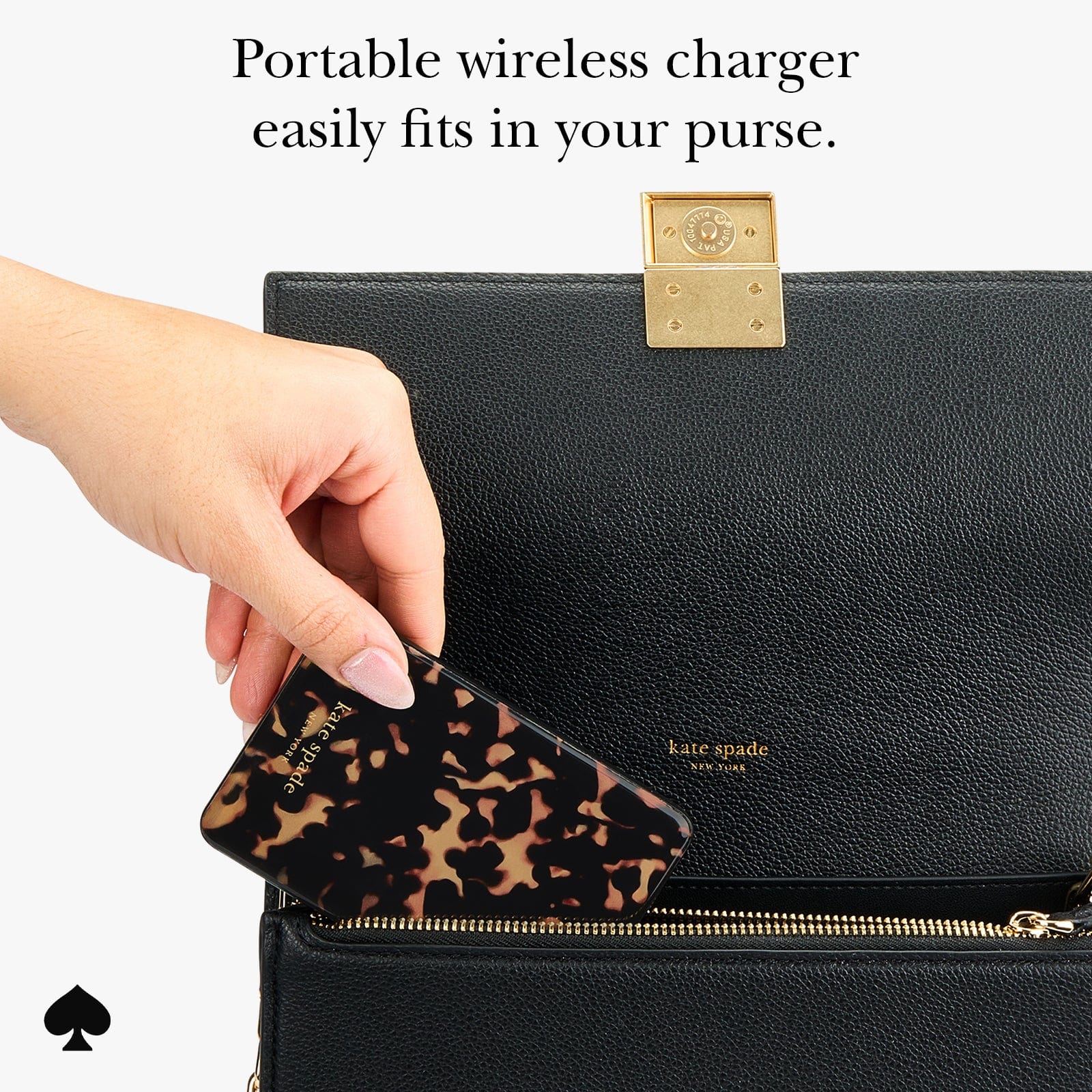 kate spade new york Tortoise MagSafe Portable Charger - Image 6