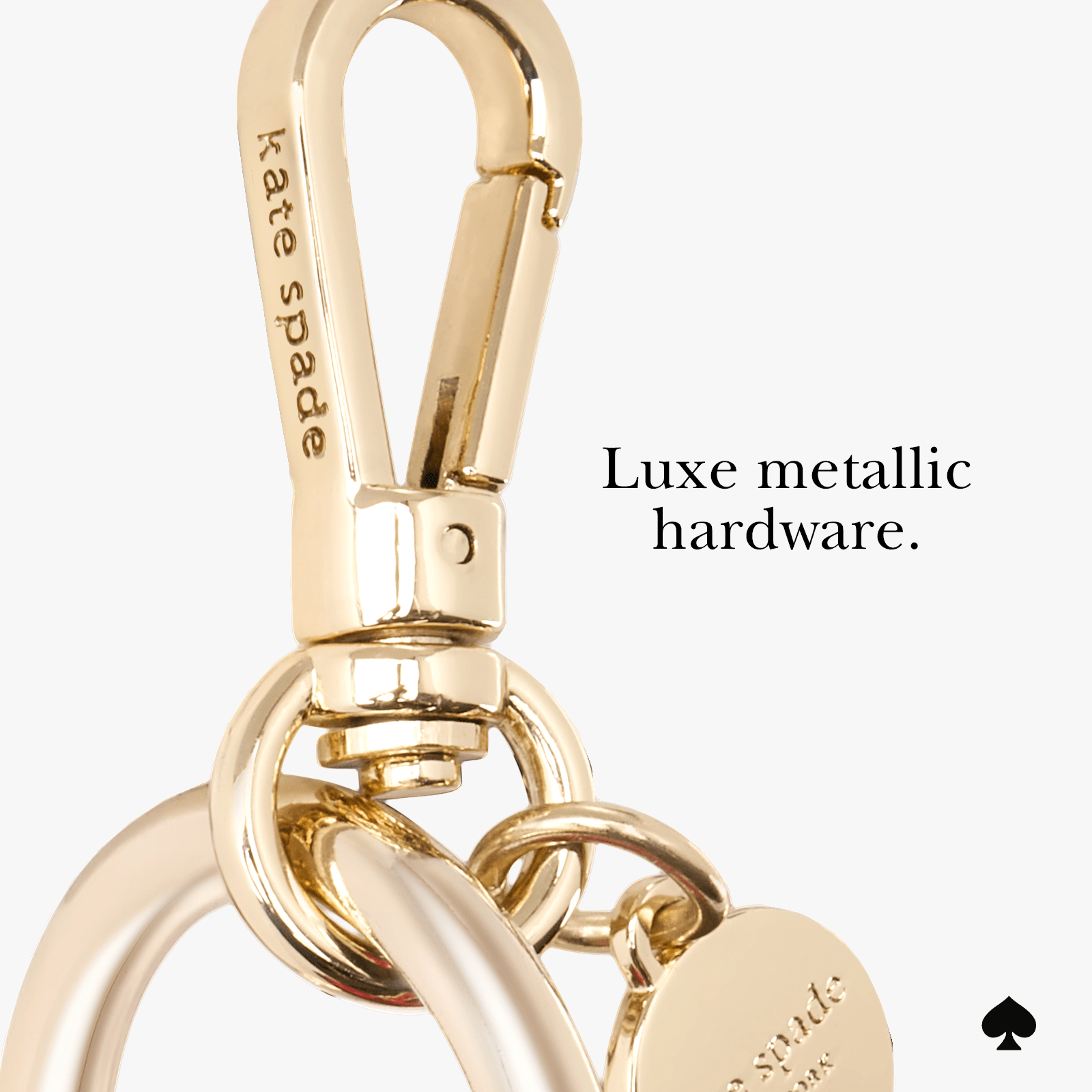 kate spade new york Heart Charm AirTag Keychain - Image 6