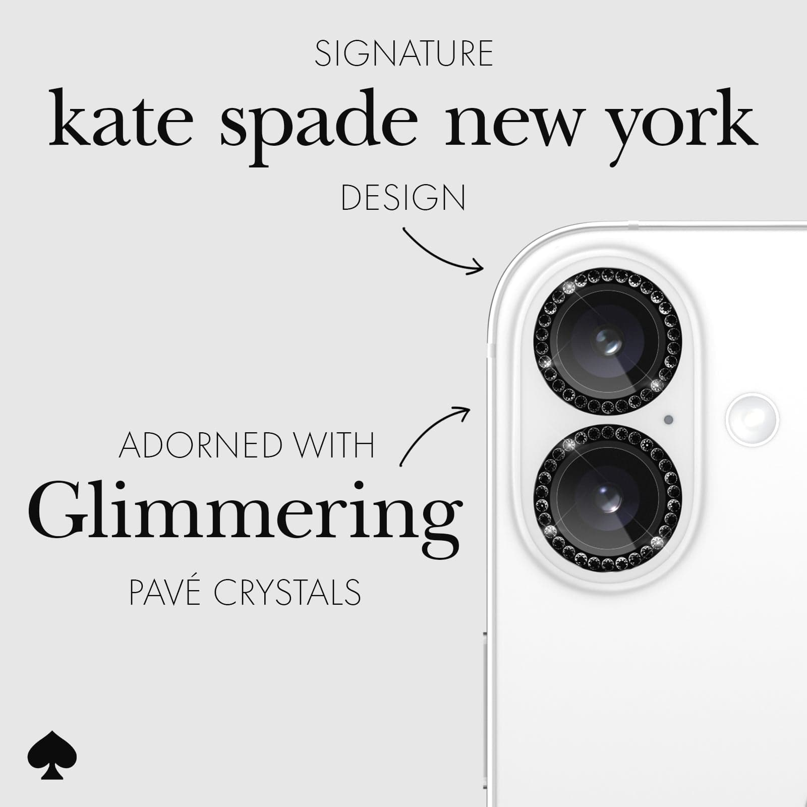 kate spade new york Camera Lens Protector Nightfall - iPhone 16 / 16 Plus - Image 3