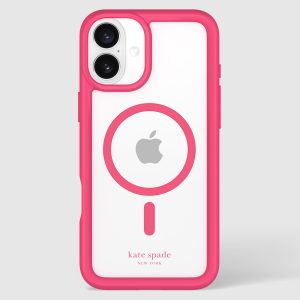 kate spade new york Ultra Protective Pom Pom Pink MagSafe - iPhone 16 Plus