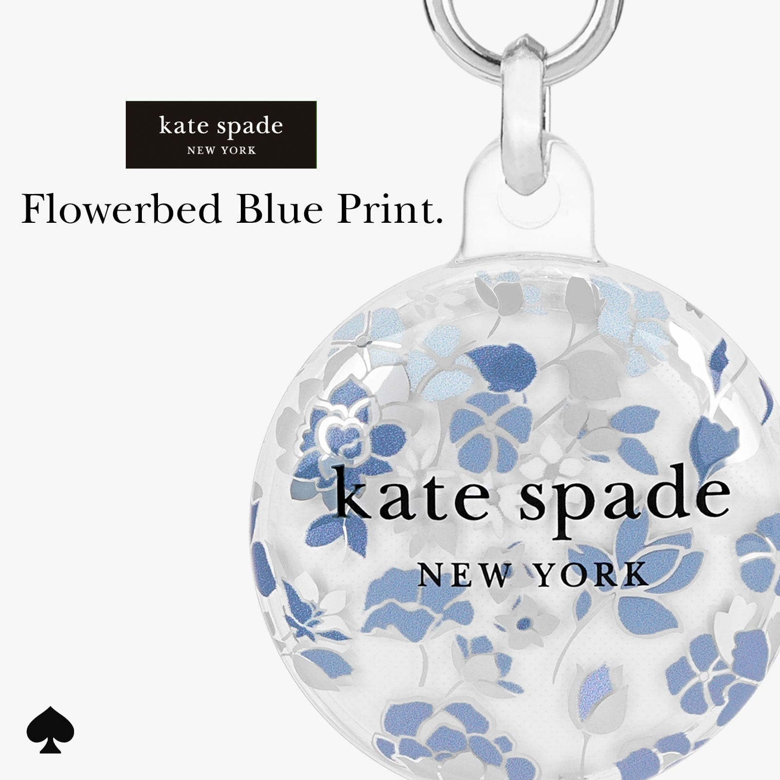 kate spade new york Flowerbed Blue AirTag Case - Image 3