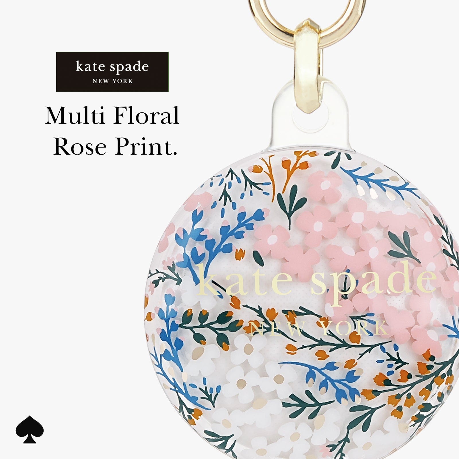 kate spade new york Multi Floral Rose AirTag Case - Image 3