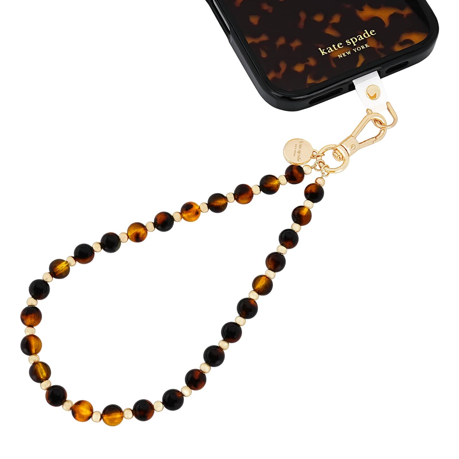 kate spade new york Tortoise Phone Charm