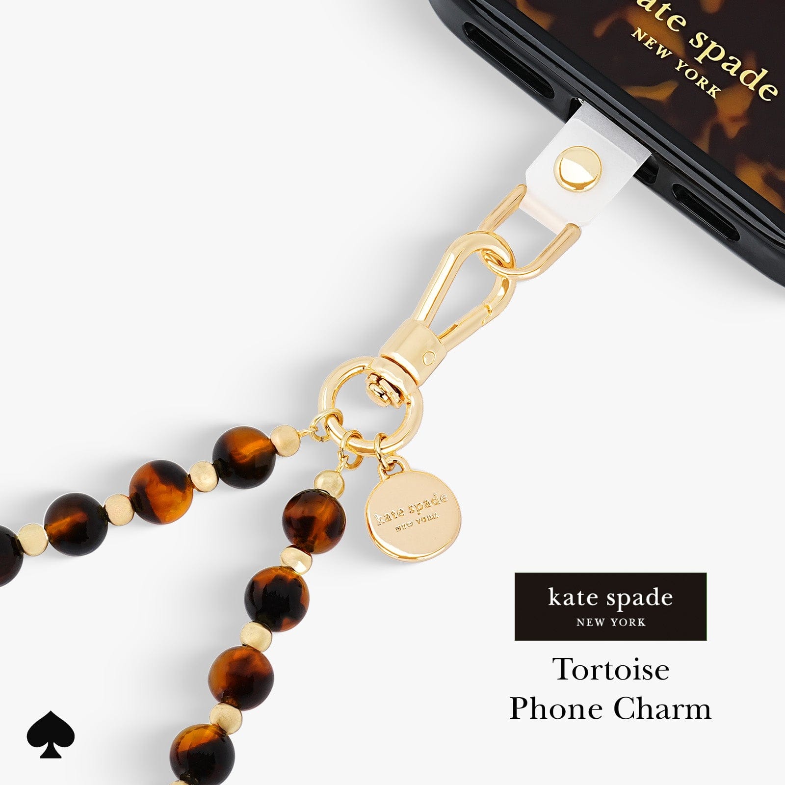 kate spade new york Tortoise Phone Charm - Image 2
