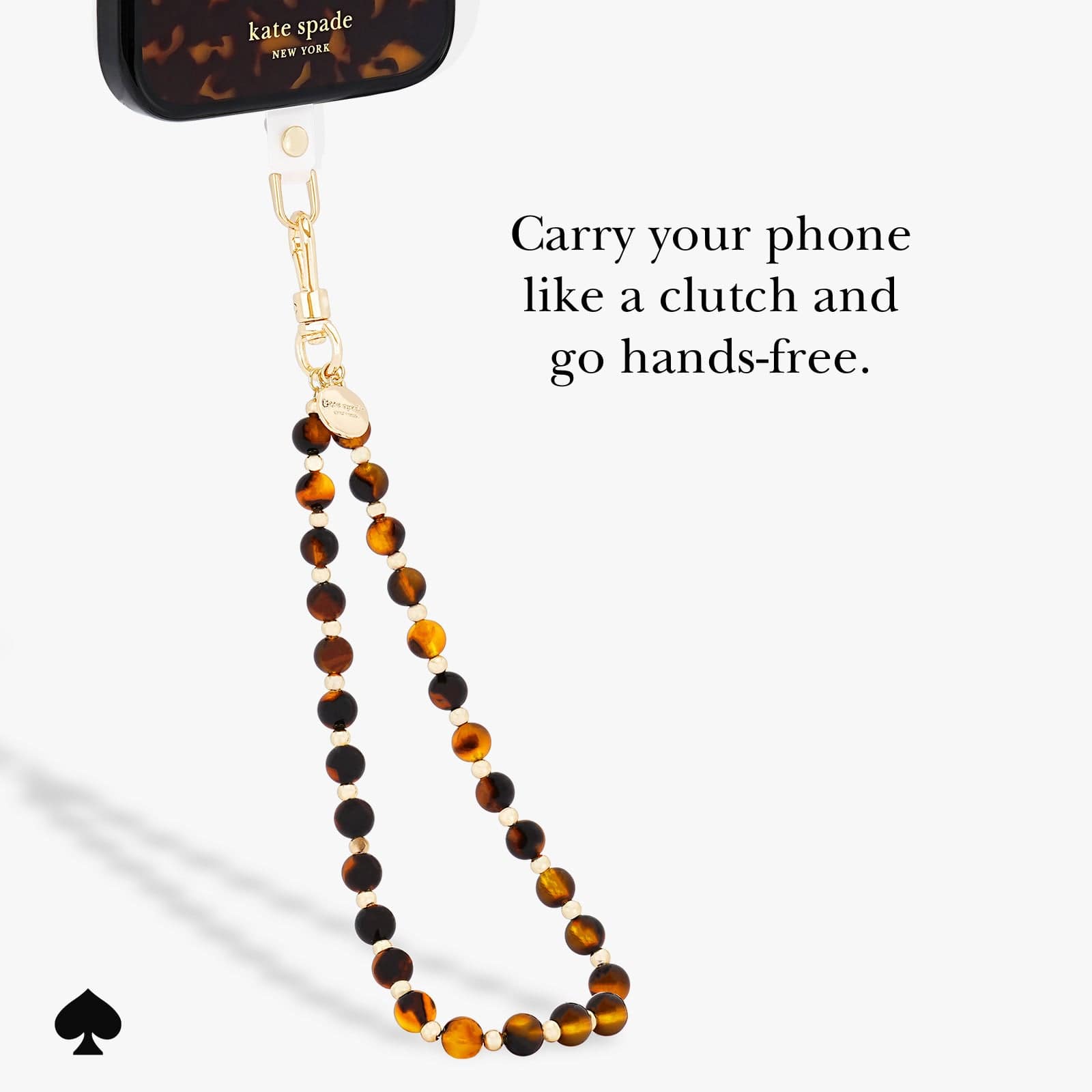 kate spade new york Tortoise Phone Charm - Image 3