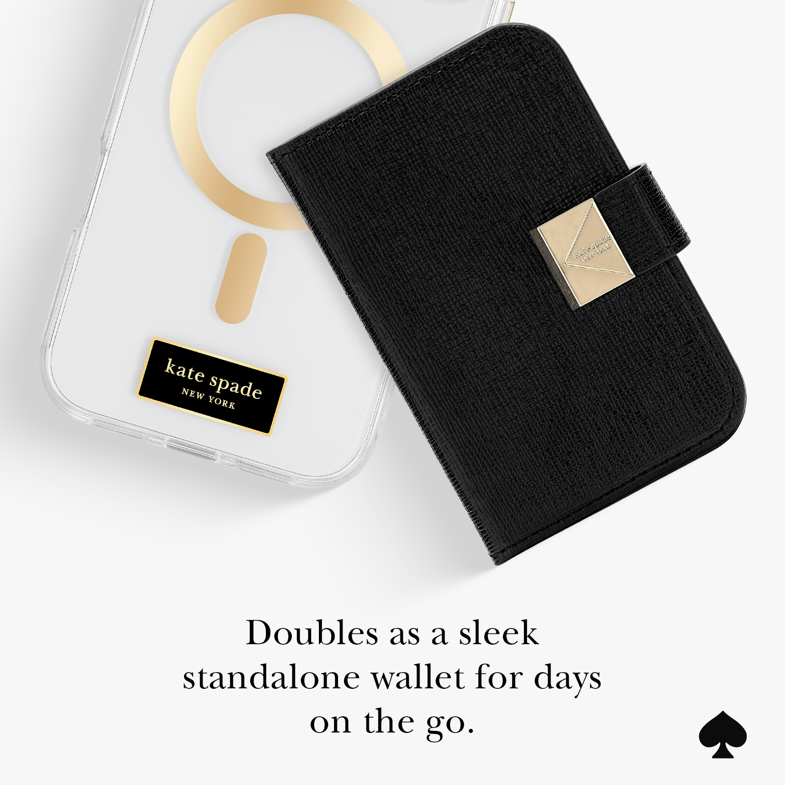 kate spade new york Black Deco MagSafe Wallet - Image 8