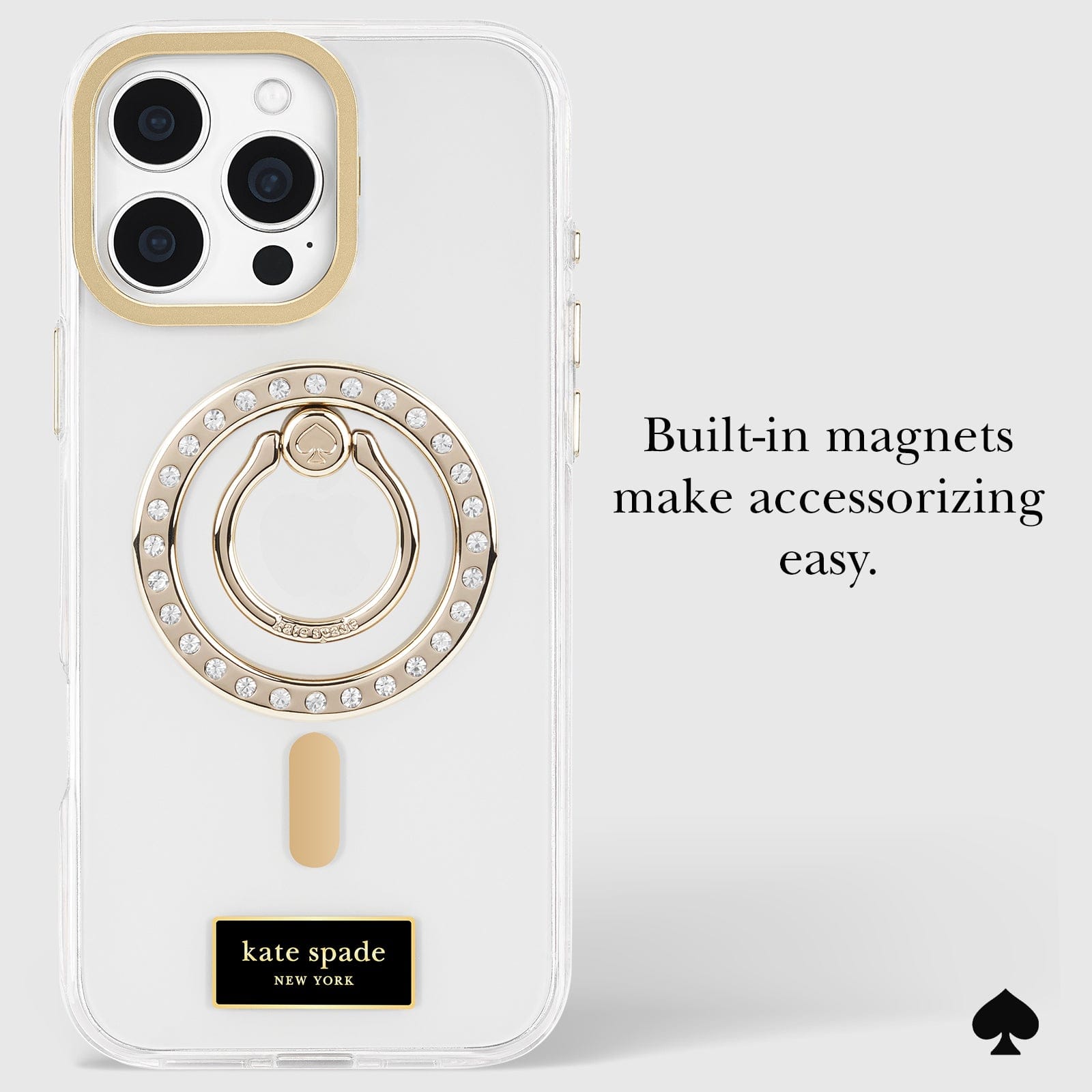 kate spade new york Icon Clear MagSafe - iPhone 16 Pro Max - Image 5