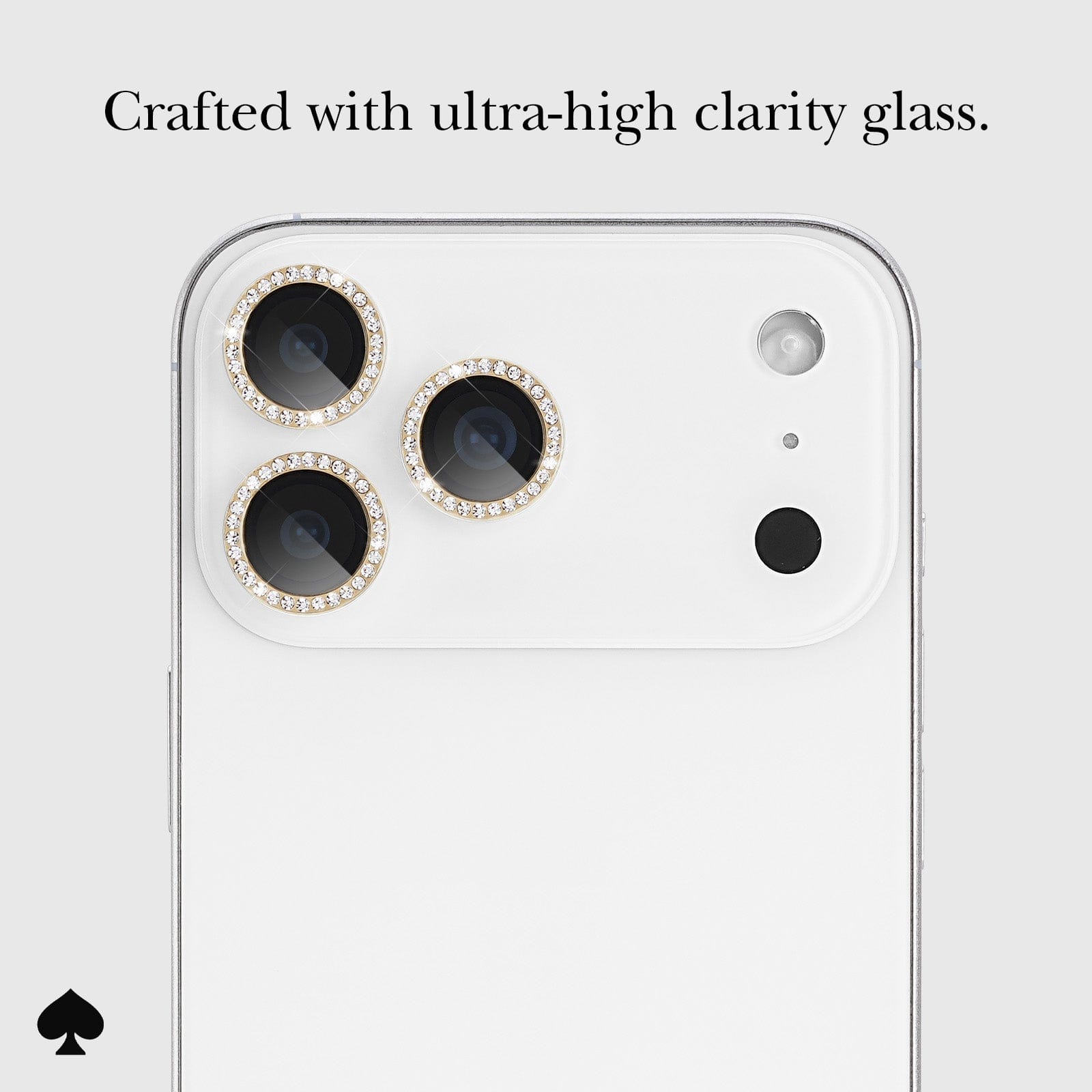 kate spade new york Camera Lens Protector Set in Stone Gold - iPhone 17 Pro / 17 Pro Max - Image 4