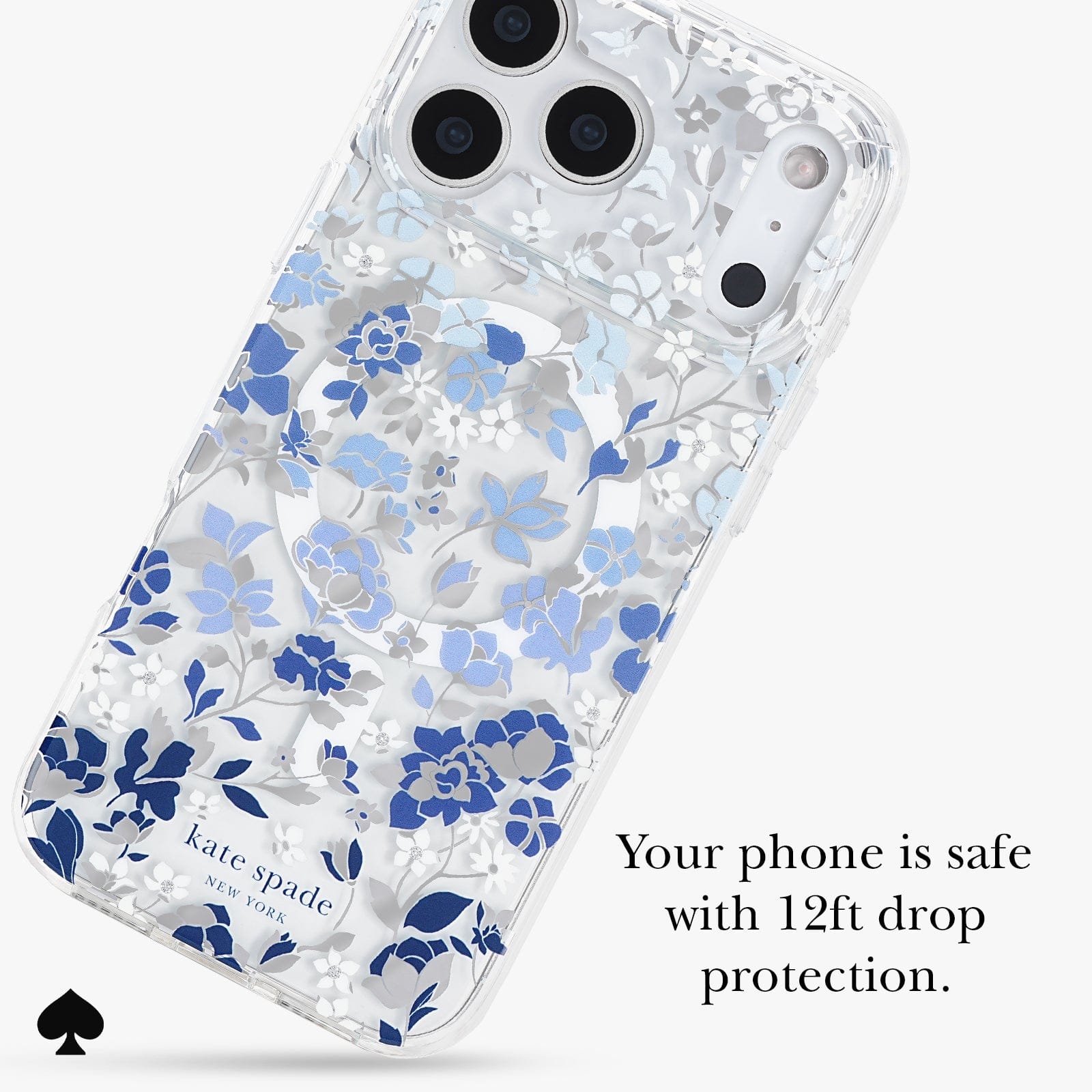 kate spade new york Flowerbed Blue MagSafe - iPhone 17 Pro Max - Image 2