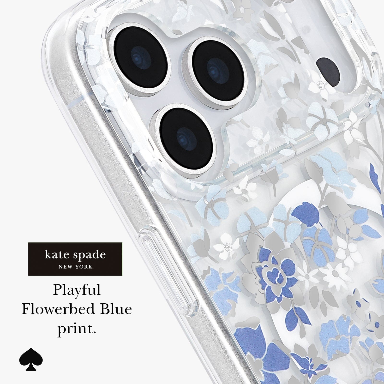 kate spade new york Flowerbed Blue MagSafe - iPhone 17 Pro Max - Image 3