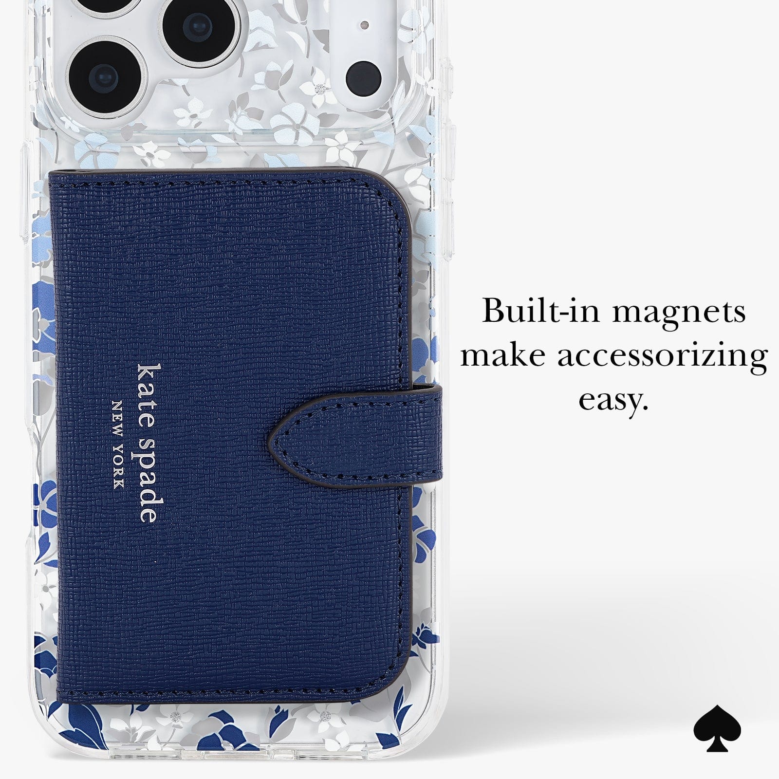 kate spade new york Flowerbed Blue MagSafe - iPhone 17 Pro Max - Image 4