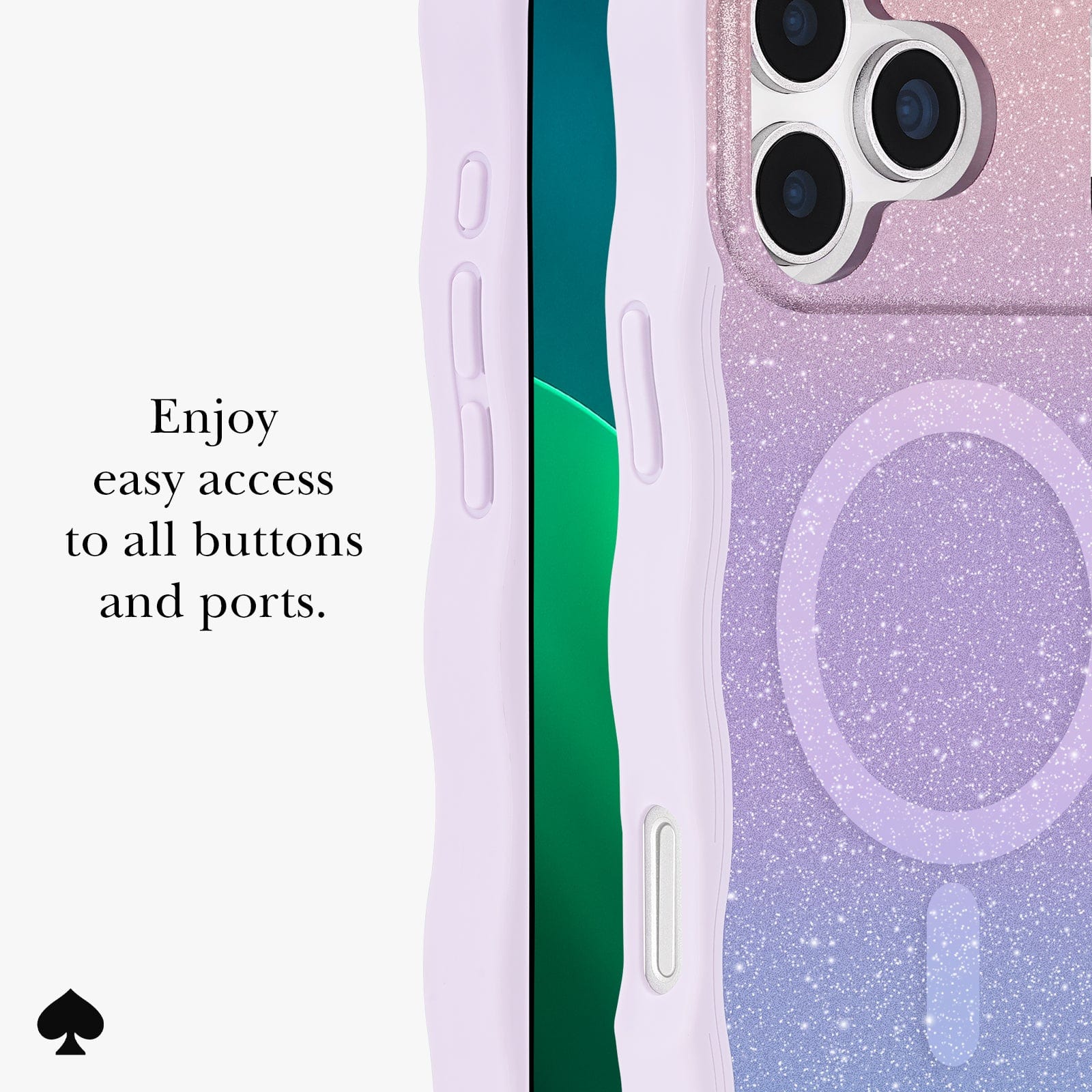 kate spade new york Wavy Opal MagSafe - iPhone 17 Pro Max - Image 5