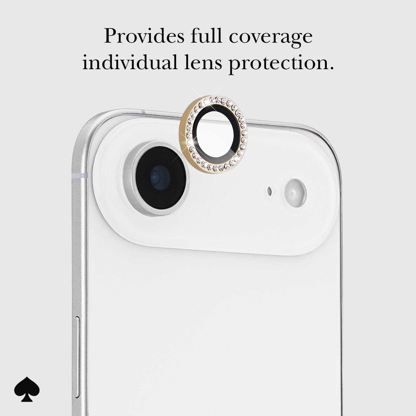 kate spade new york Camera Lens Protector Set in Stone Gold - iPhone Air - Image 2