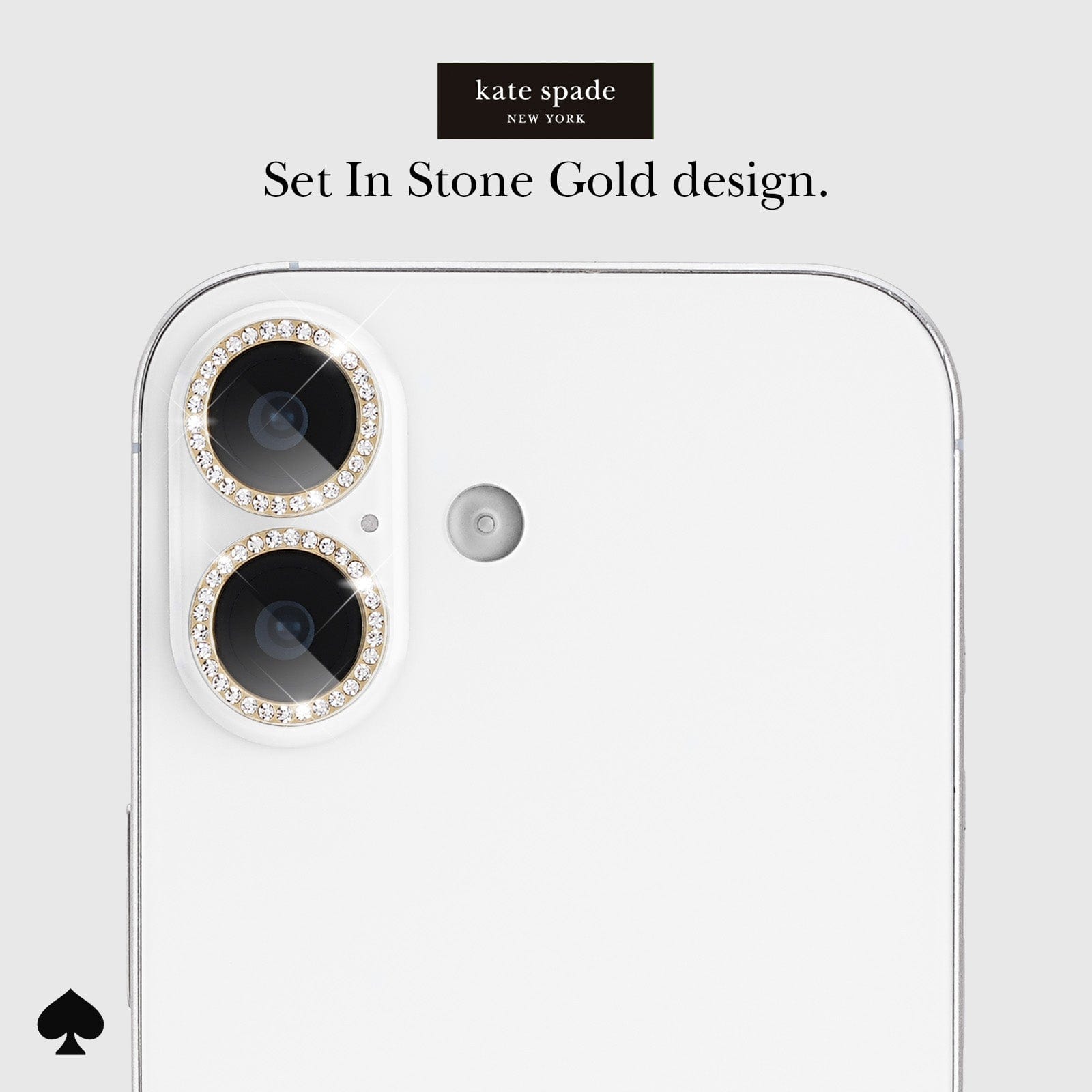 kate spade new york Camera Lens Protector Set in Stone Gold - iPhone 17 - Image 7