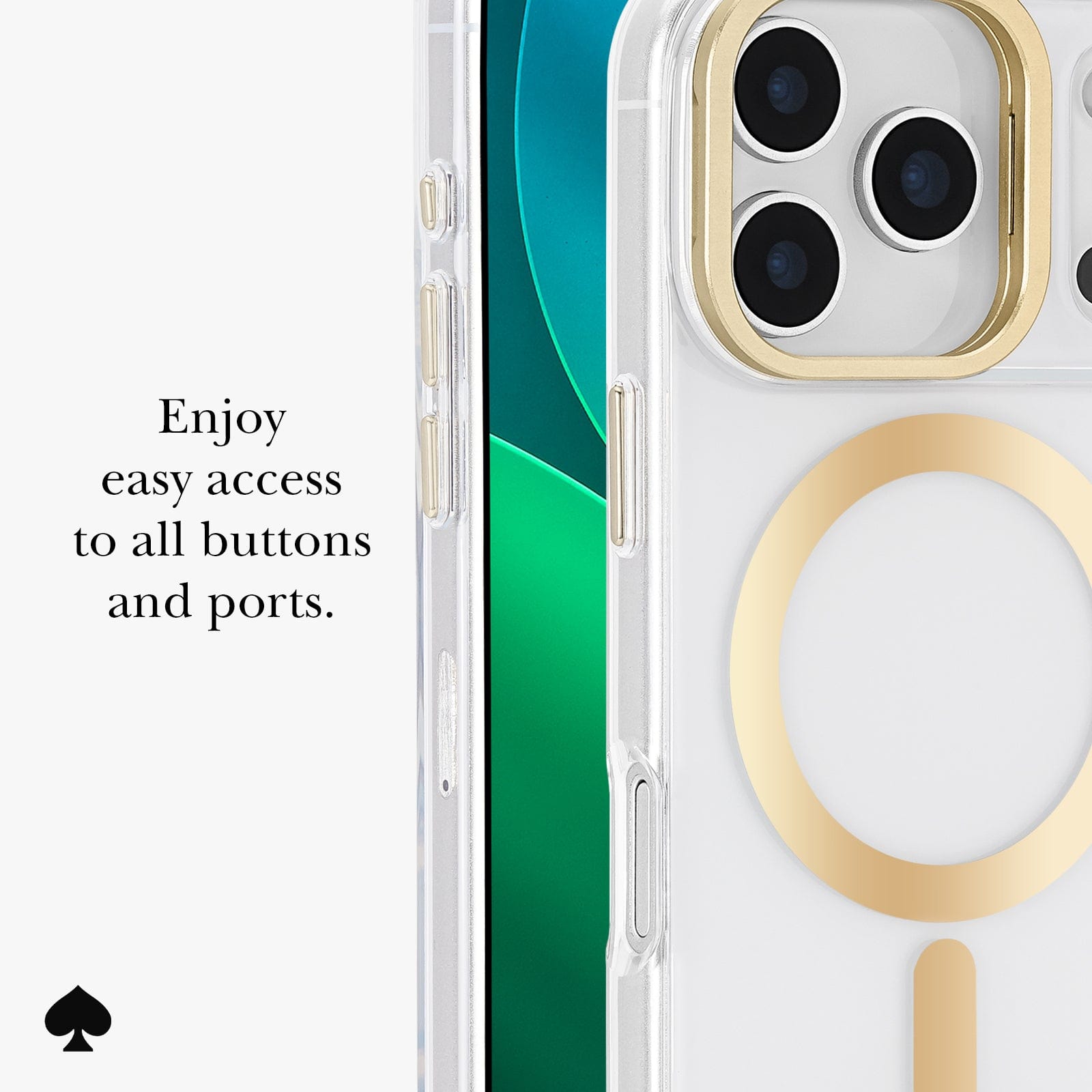 kate spade new york Icon Clear MagSafe - iPhone 17 Pro - Image 5