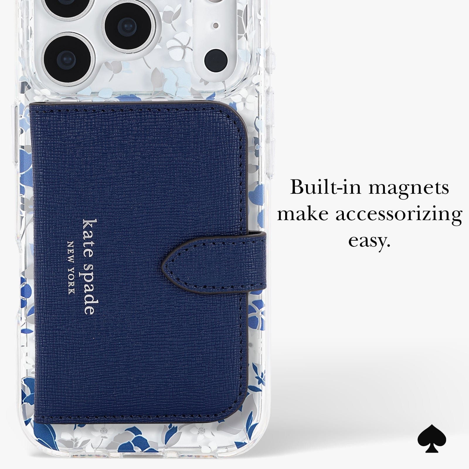 kate spade new york Flowerbed Blue MagSafe - iPhone 17 Pro - Image 4