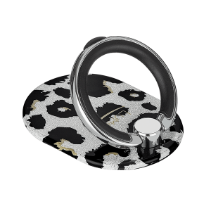 LuMee Leopard Glitter Ring - Phone Grip