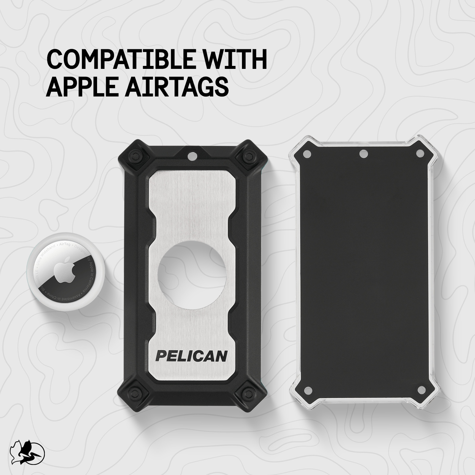Pelican AirTag Tracker Luggage Lock Brushed Aluminum - Image 7