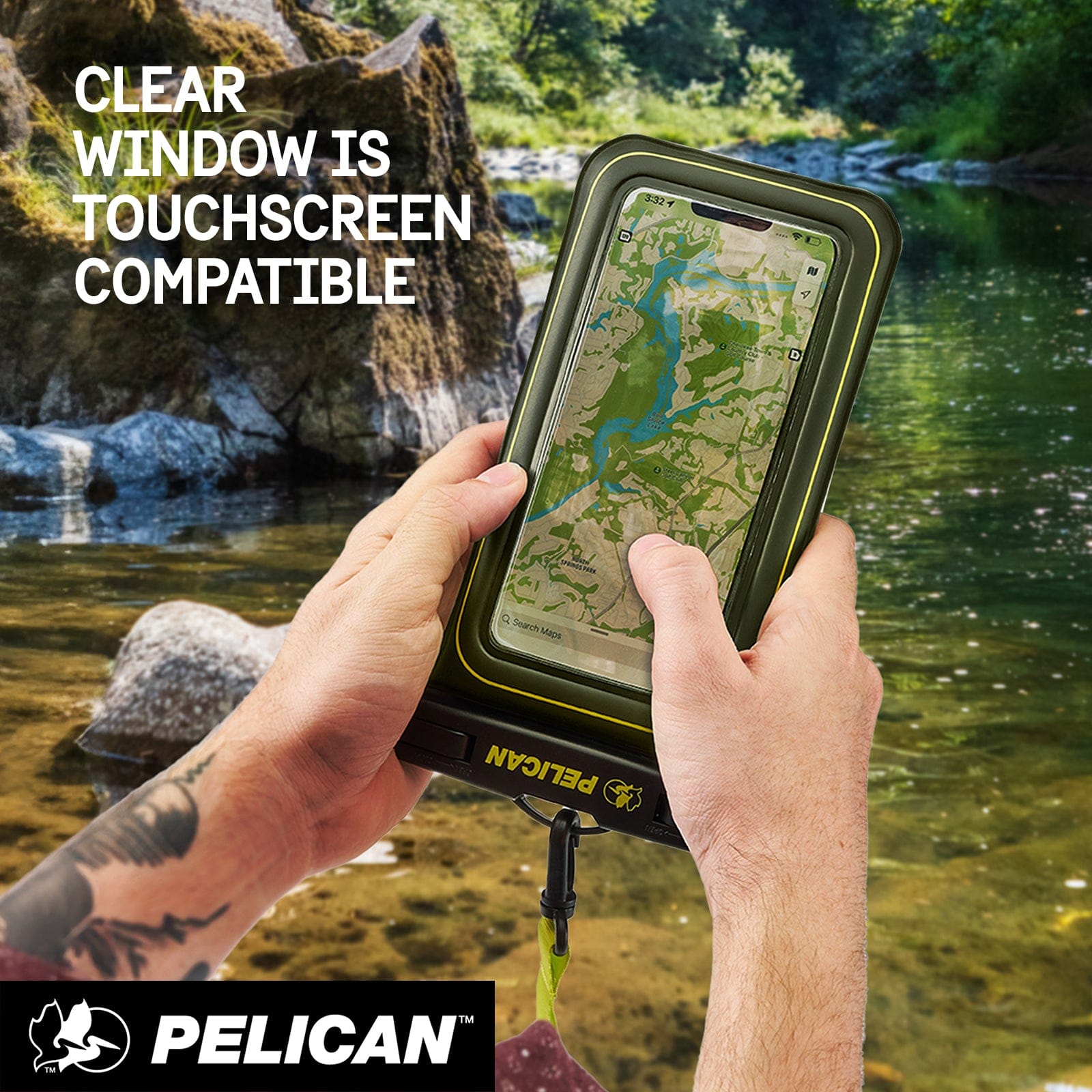 Pelican Marine Waterproof Floating Phone Pouch with Storage Pocket - Image 5