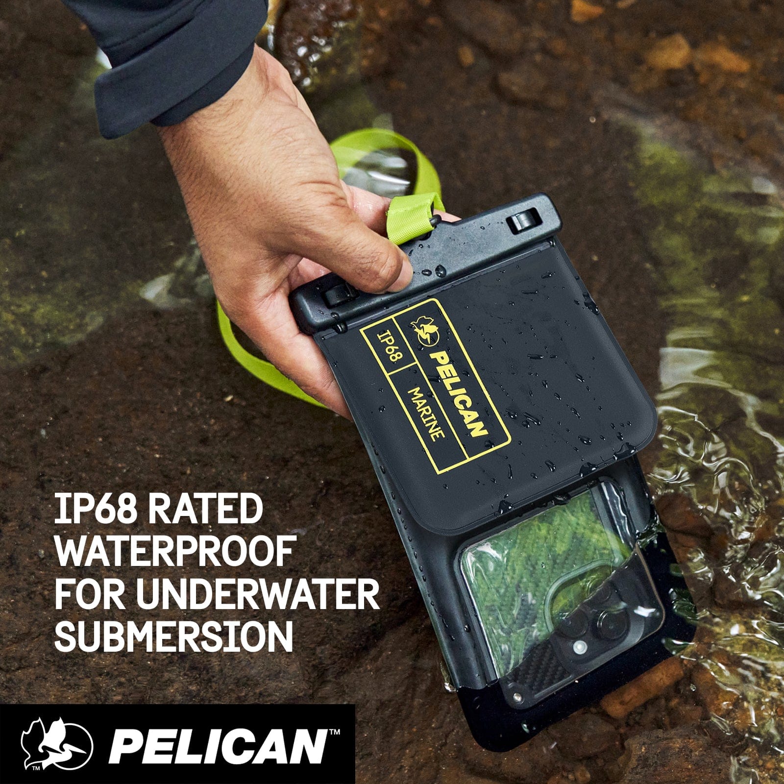 Pelican Marine Waterproof Floating Phone Pouch with Storage Pocket - Image 6
