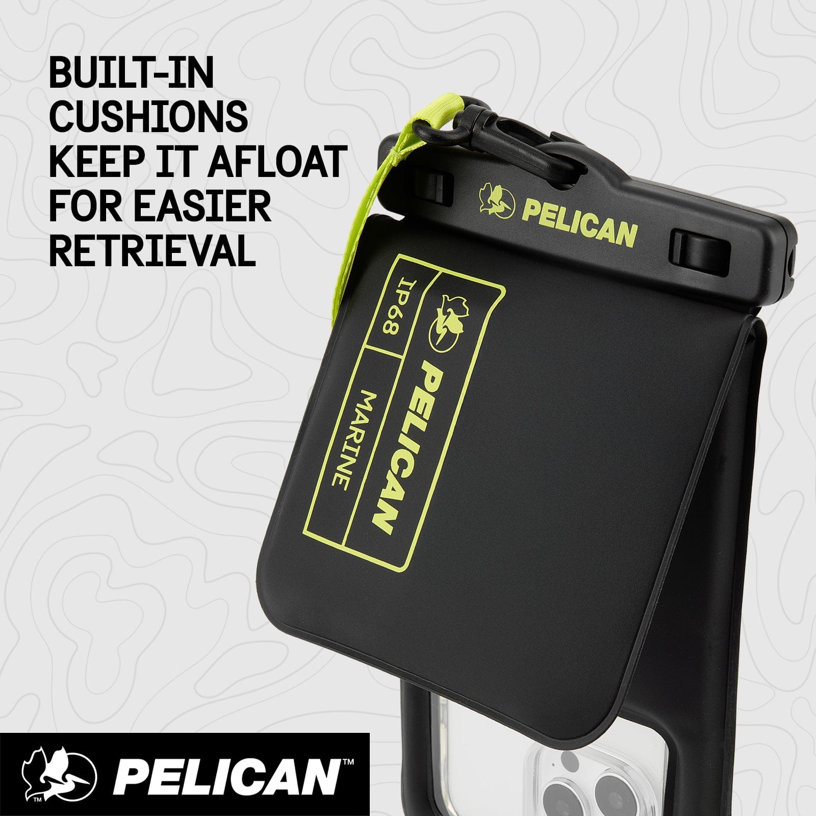 Pelican Marine Waterproof Floating Phone Pouch with Storage Pocket - Image 7