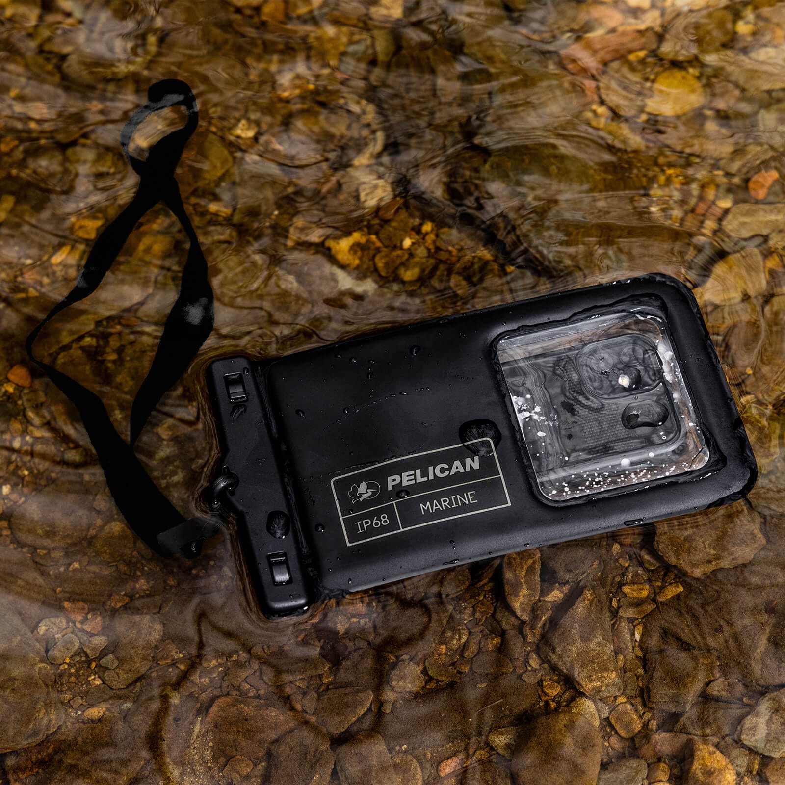 Pelican Marine Waterproof Floating Pouch XL (Stealth Black) - Phone Pouch - Image 3