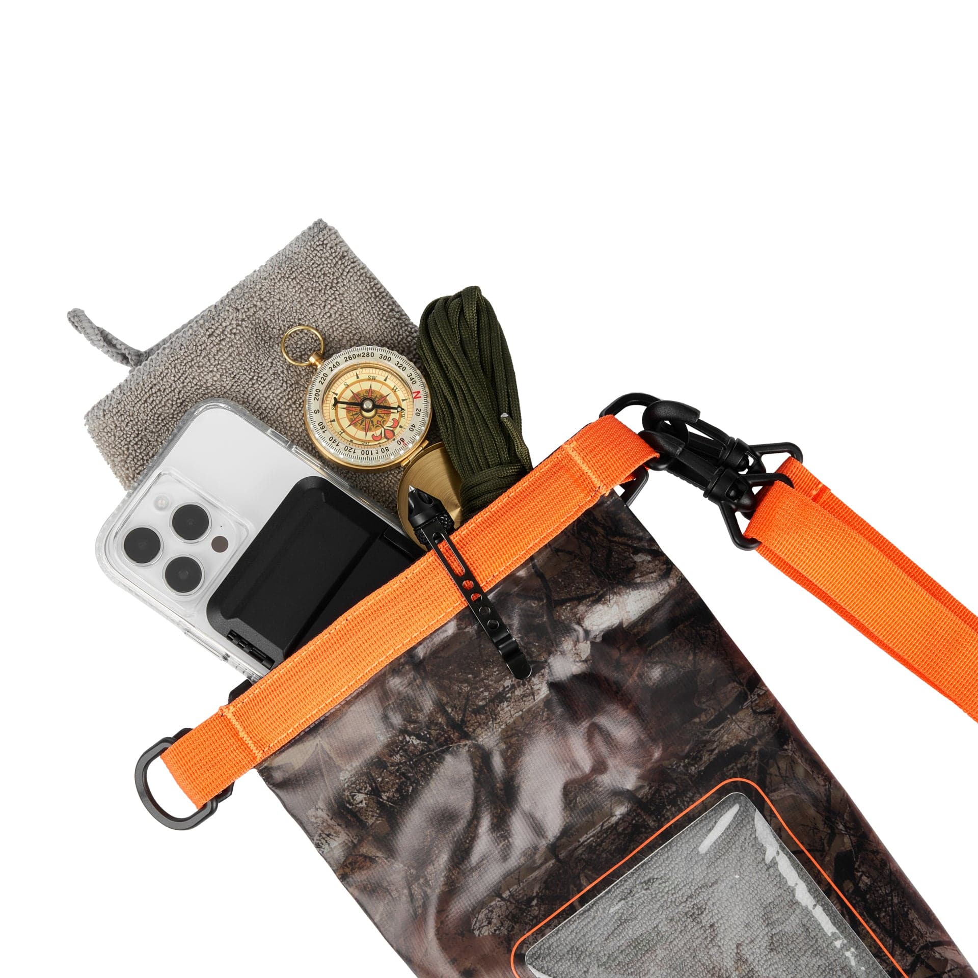 Pelican Marine Waterproof 2L Dry Bag (Hunter Camo) - Phone Pouch - Image 4