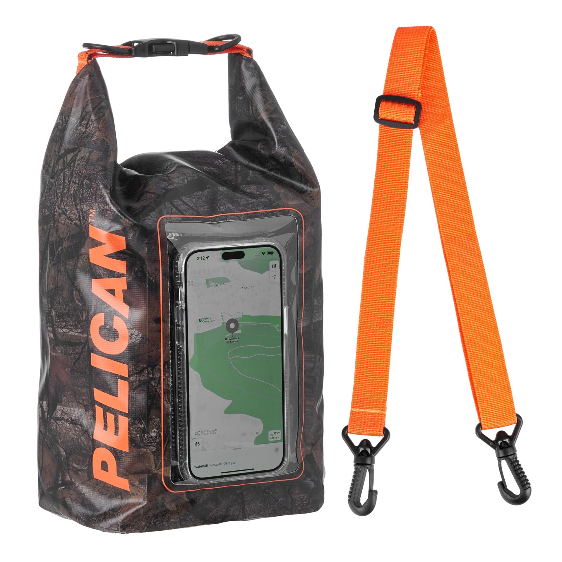 Pelican Marine Waterproof 5L Dry Bag (Hunter Camo) - Phone Pouch - Image 8