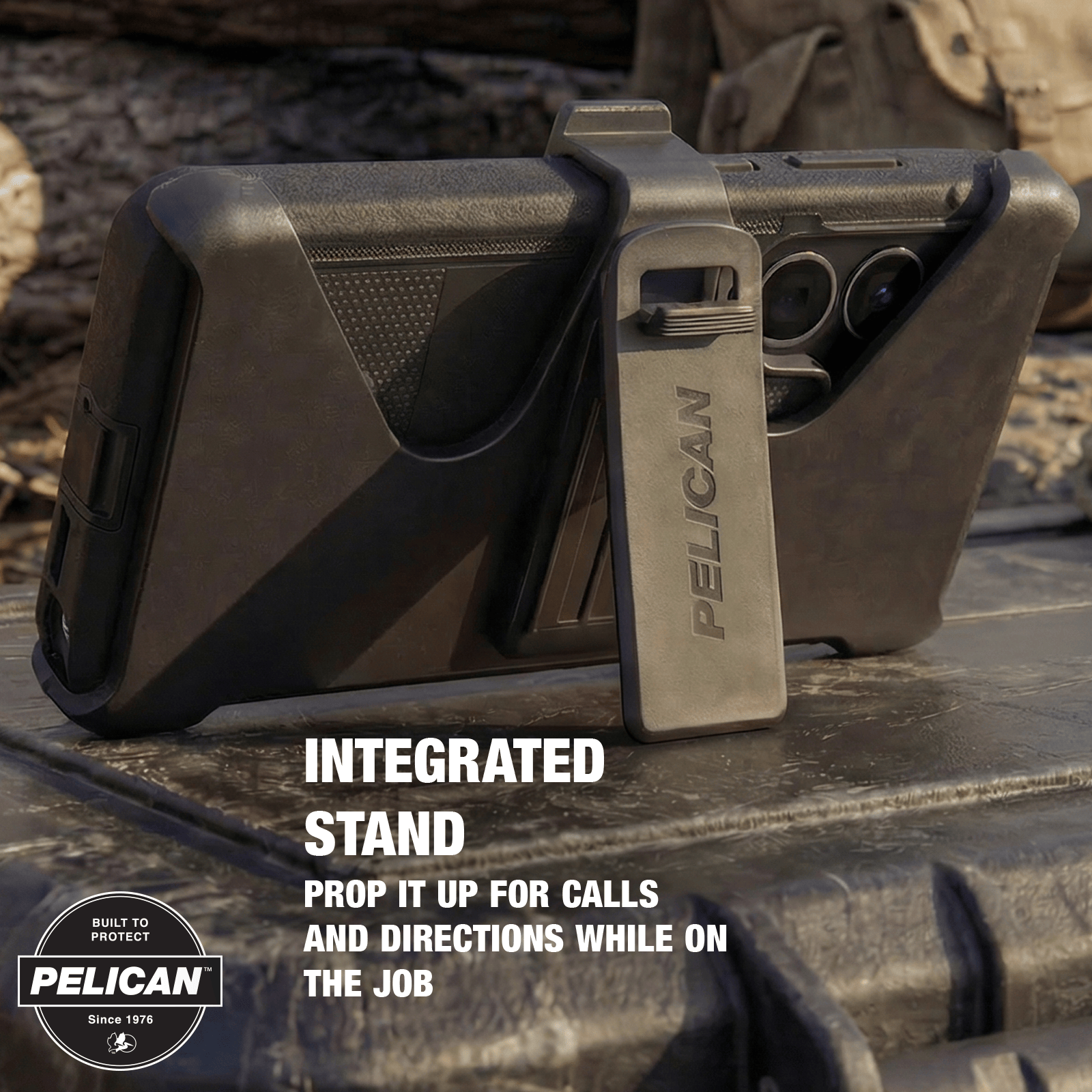 Pelican Voyager Black with Holster and Magnet - Galaxy S26+ - Image 5