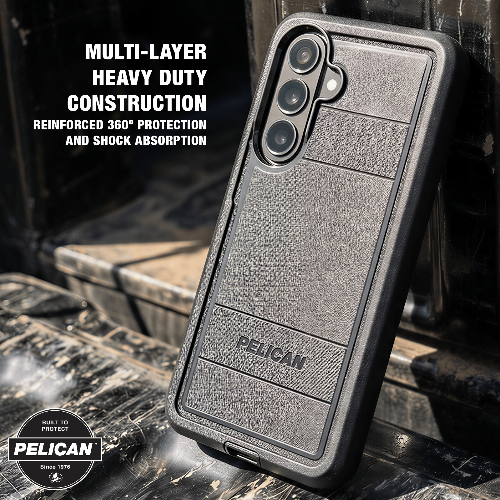 Pelican Voyager Black with Holster and Magnet - Galaxy S26 - Image 7